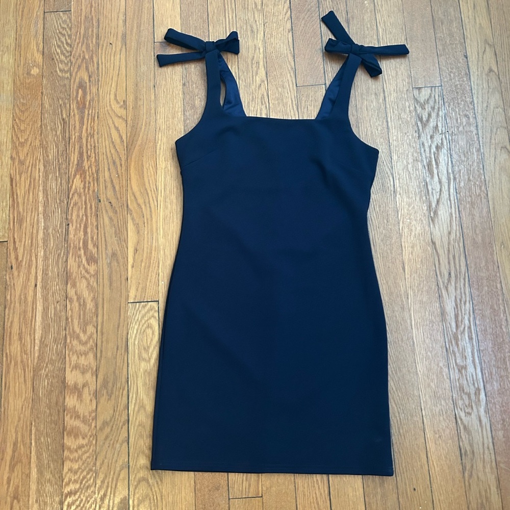 Altar’d State Navy Bow Mini Dress